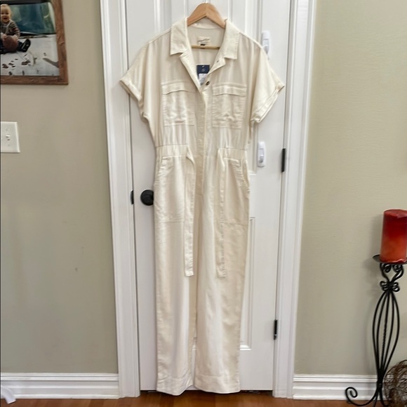 Universal Thread Pants - Universal Thread Cream Jumpsuit